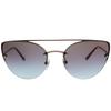 Vogue  Vo 4074s 5075h7 Womens Cat Eye Sunglasses Matte Light Pink Gold