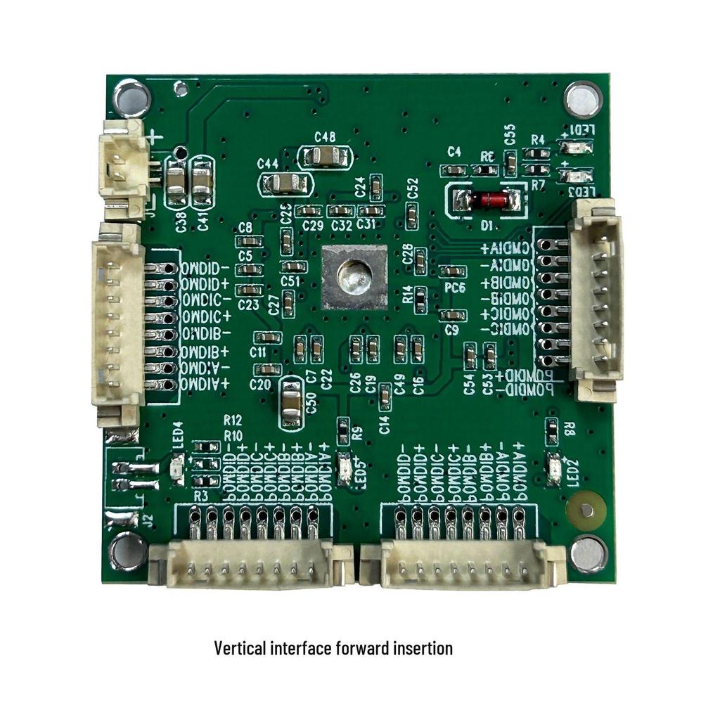 Industrial 4-Port Gigabit Switch Module for Network Video Transmission (38x38mm) Built-in PCBA