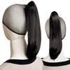 Luce Brillare Ponytail Straight Wig with Gradient Long or Heat Hair Luce Brillare Wig, Clip-on Extensions, Women's Highlights, Short, 30cm, 40cm,