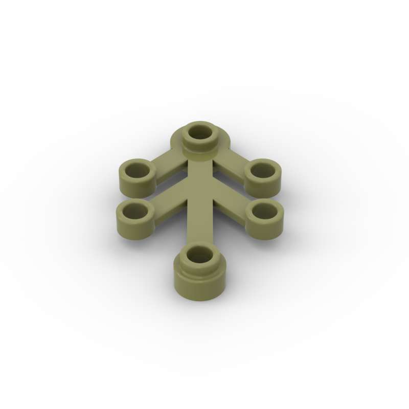 Non-Toxic Moc 10Pcs 2423 Plant Leaves 4X3 Coupling Building Blocks Flowers And Grass Tree Leaf Brick Particle Toy Children Birthday Gifts