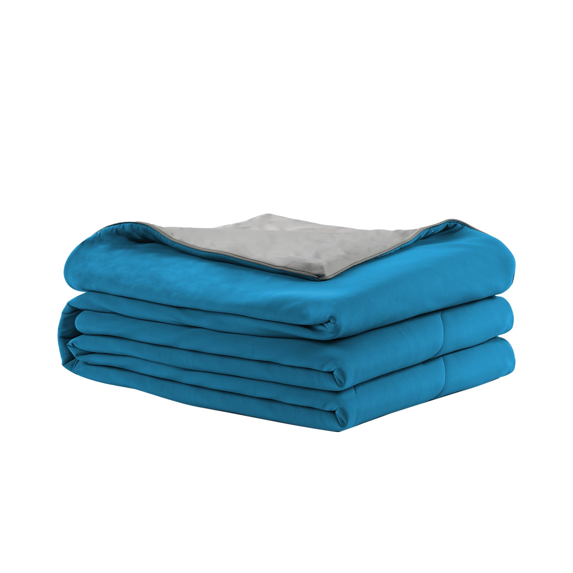 

YAKEE Летнее Прохладное и Освежающее Летнее Увлажнение Быстрое Кондиционирование Все Мягкое для Легкой Стежки 150 x 200 Ледяной Голубой x Серый Одеяло,