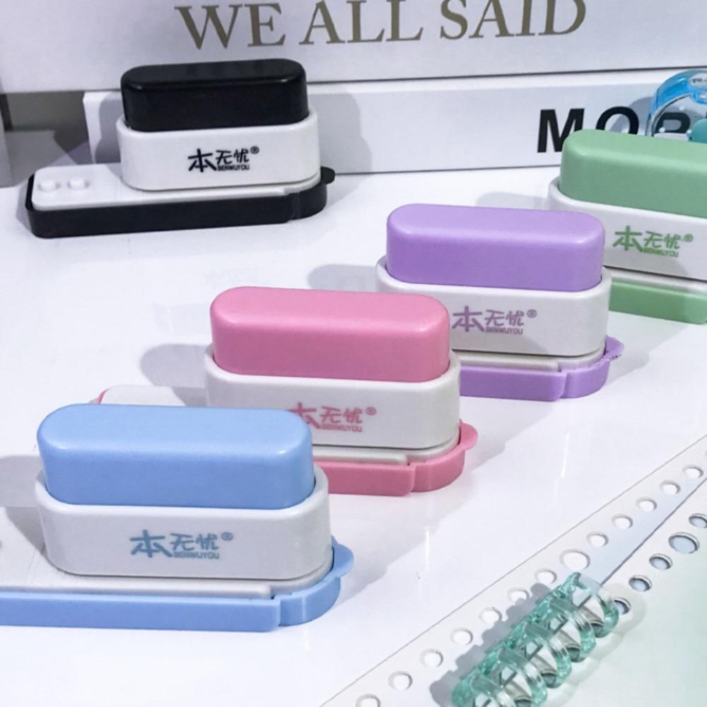 

6mm 5-Hole Paper Punch Mini Standard Hole Punch Hand Account Hole Puncher Planner