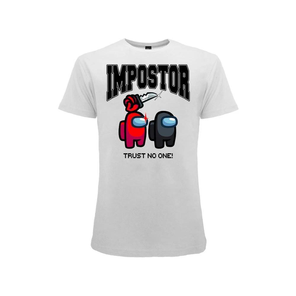 

Among Us Impostor Official Original T-Shirt Jersey T-Shirt Adult Child- L