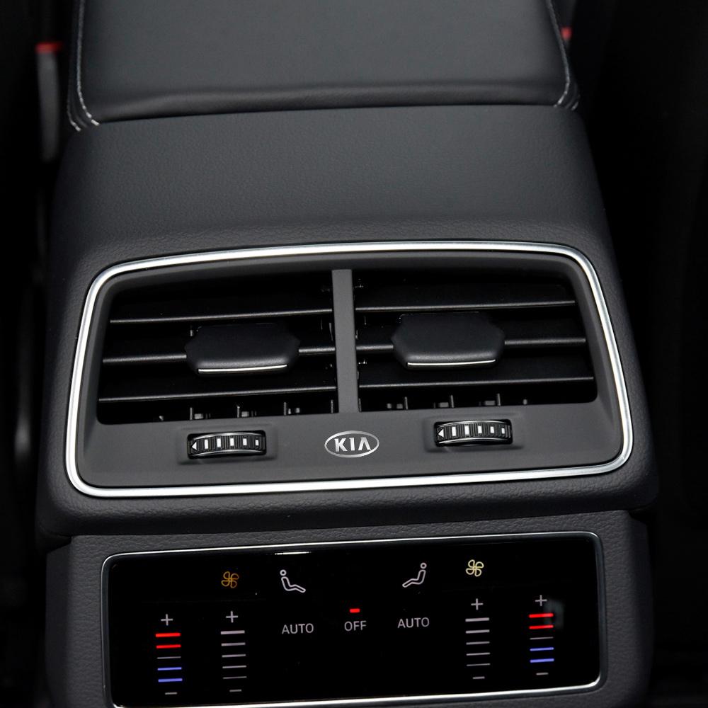 2026 Gorąca Naklejka Samochodowa Akcesoria Samochodowe Niklowe Metalowe Logo Naklejka Dekoracyjna Wewnętrzna Do KIA Sportage Ceed Sorento Cerato Optima Pic