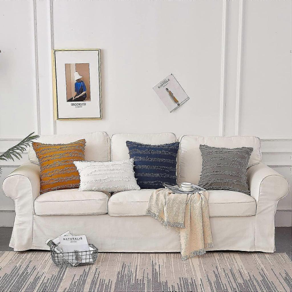 Khkai Throw Pillow Covers 20 X 20 Inches