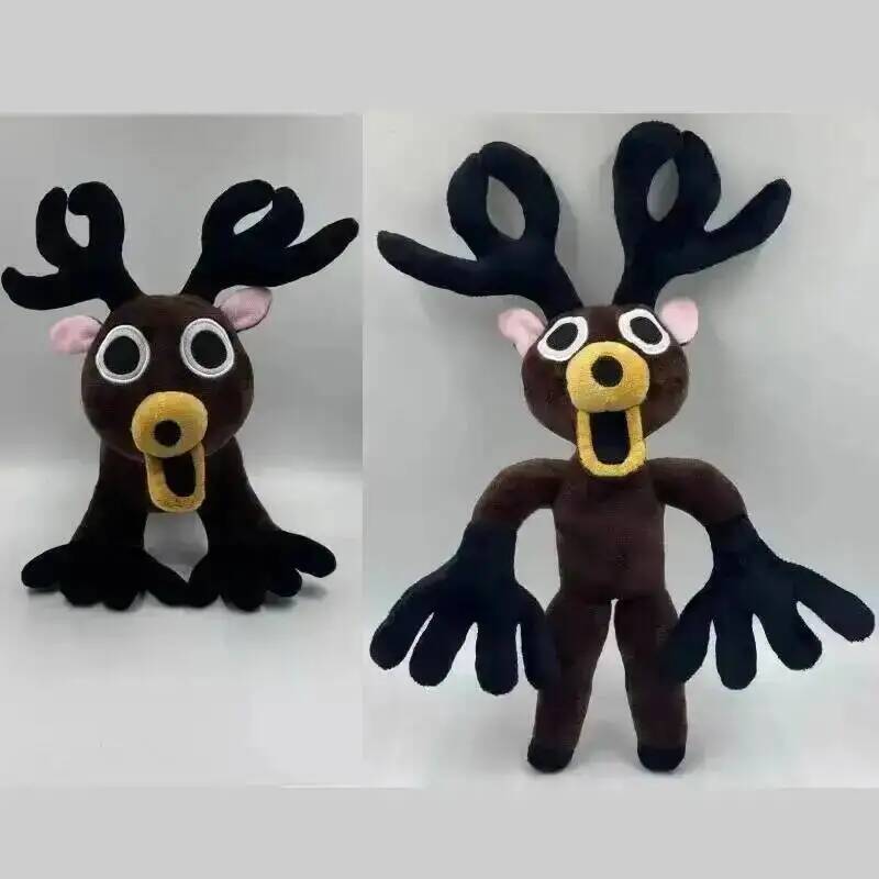 99 Nights Forest Plush Toys Sitting Standing Elk White Owl Stuffed Doll Pillow Gift For Kids