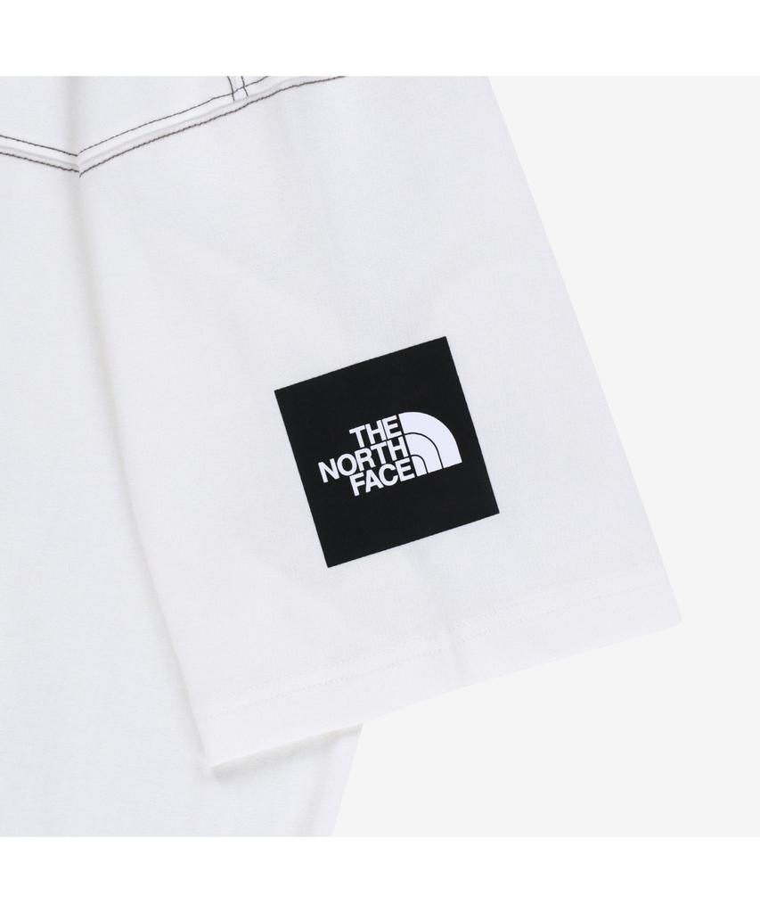 Noseupeiseu Nt7Us06K Stitch-Dyed Short Sleeve Tee White