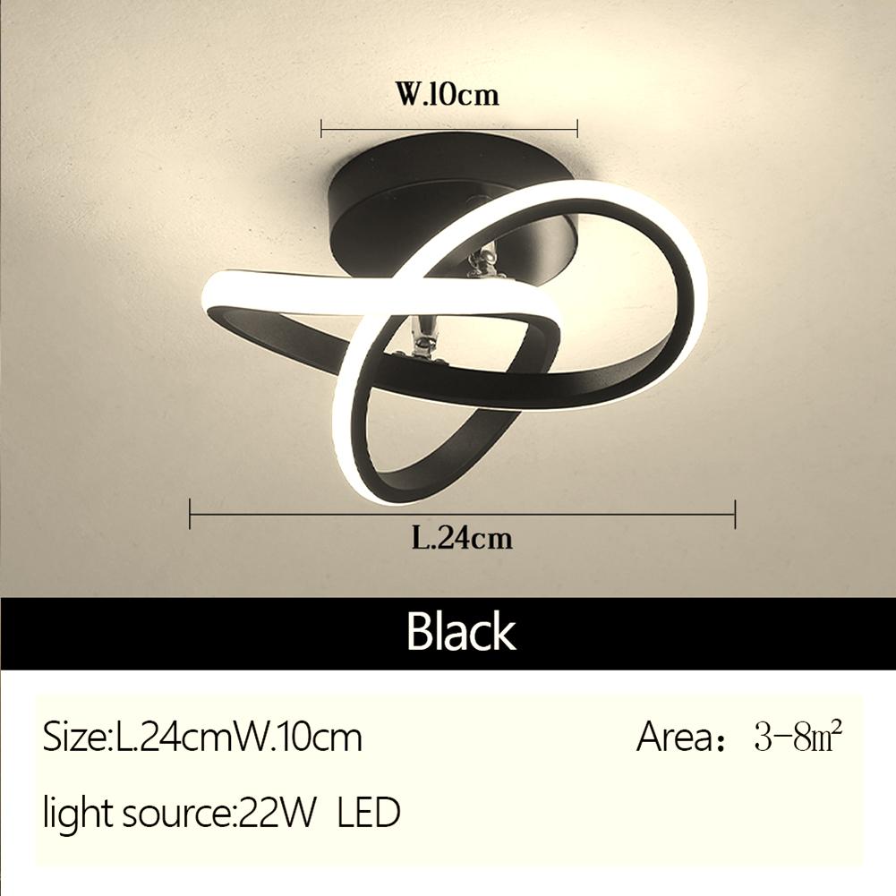 Ceiling Metal Light Modern Chandelier High Brightness Porch Entrance Lamp Energy Saving Ceiling Lamp for Living Room Bedroom