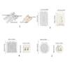 Bowknot Storage Tray Silicone Mold Jewelry Display Pan Epoxy Resin Molds Rectangle Candle Cup Coaster Gypsum Plsater DIY