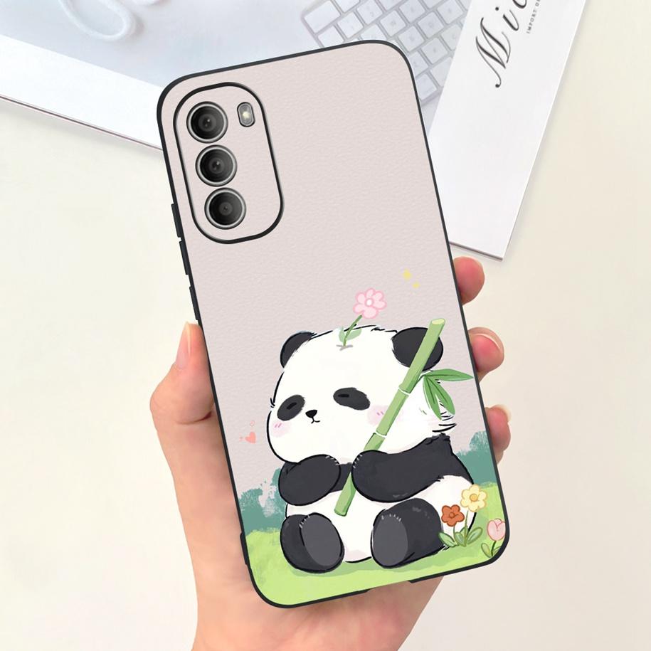For Motorola Moto G51 G71 5G Case XT2171-2 XT2171-1 XT2169-1 Shockproof Cover Cute Rabbit Flower Phone Cases For Moto G31 Bumper