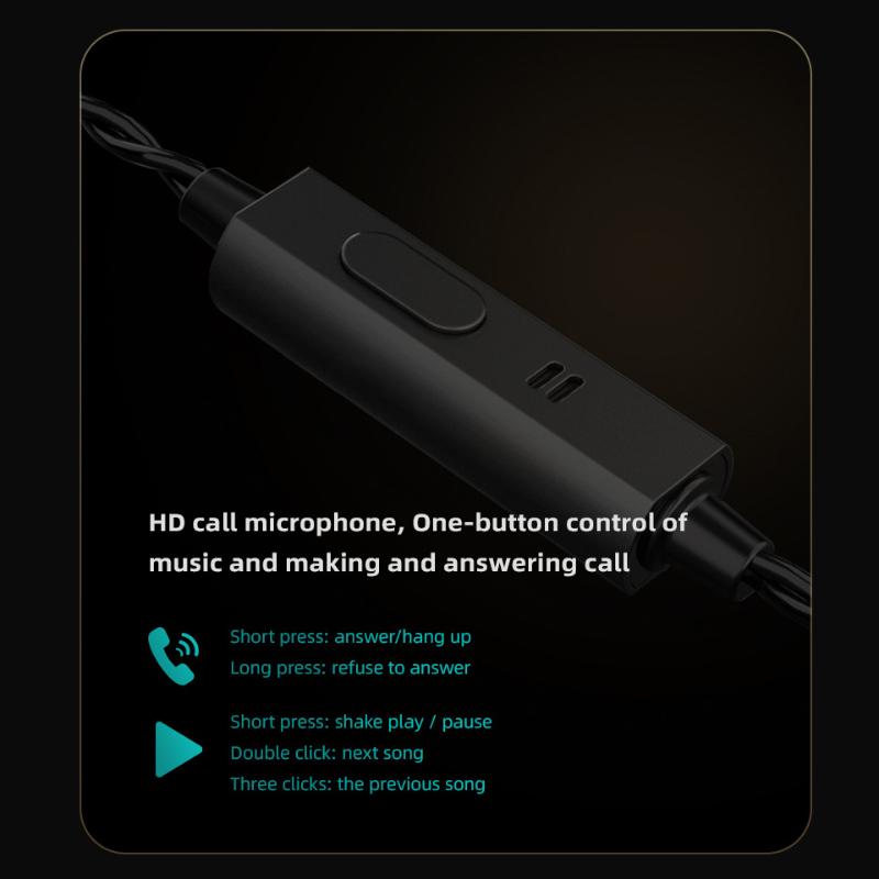 QKZ ZX2 Ear -in -ear Headphones Metal Headphone Cable Control Heavy Bass Headset Mobile Phone Running Headset