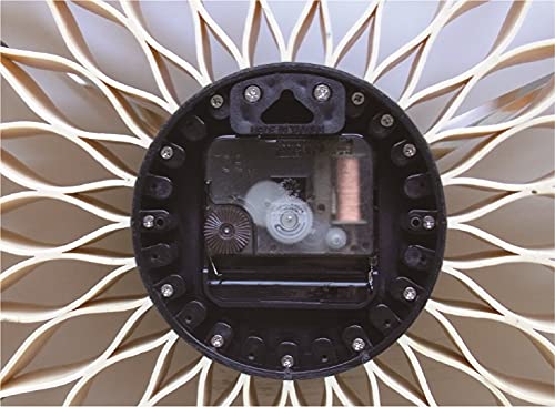 Interform Lefale Wall Clock CL-9903NA Natural Flower Step Movement