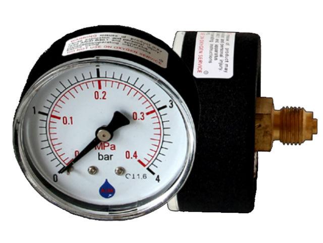 Manometr 10 Barów, Wejście Tylne 1/4”, Tarcza 63 Mm