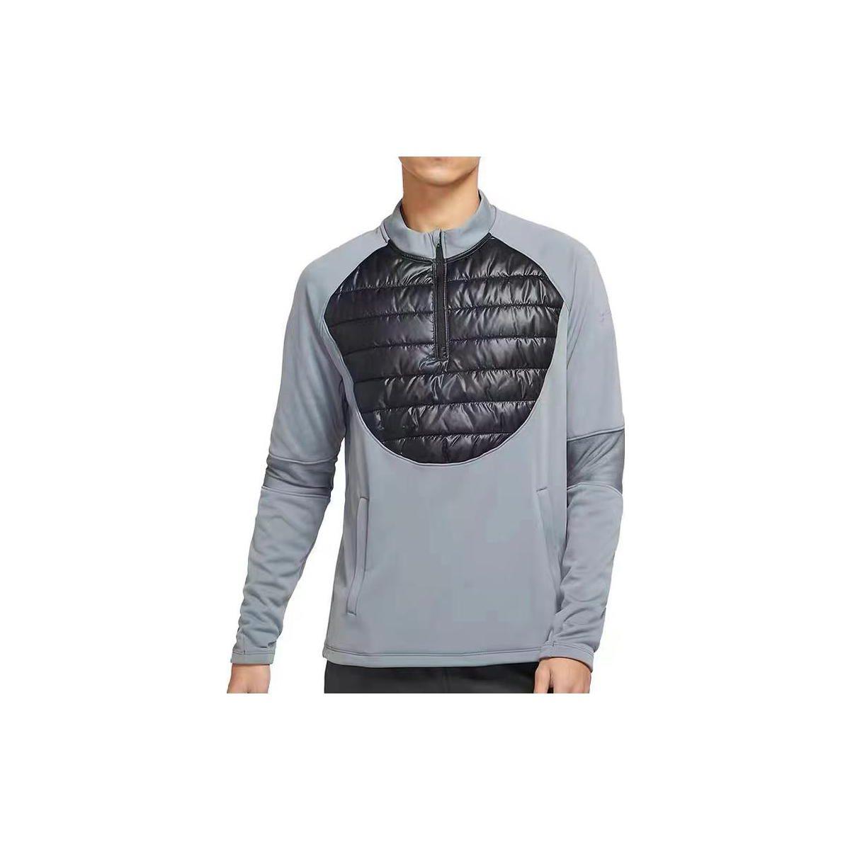 Nike Jackets Men`s Gray Stand Collar