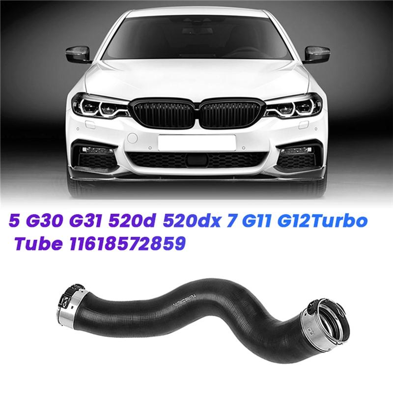 Authentic Car Inflatable Tube Turbocharged Air Pipe 11618572859 For BMW 5 7 Series G30 G31 G11 G12 2016- Air Duct Intake Boot Ho