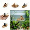 Mini Size Fish Tank Ornament Resin Material Cat Figurine Home Decor Aquascape Ornament  Home Decor