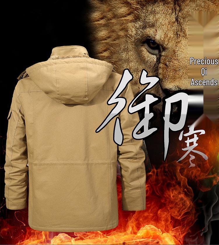 New Men's Washed Cotton Casual Jacket