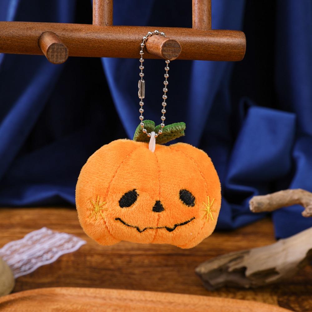Kawaii Cartoon Plush Pendant Funny Furry Bag Pendant Halloween Plush Keychain Trick Or Treat