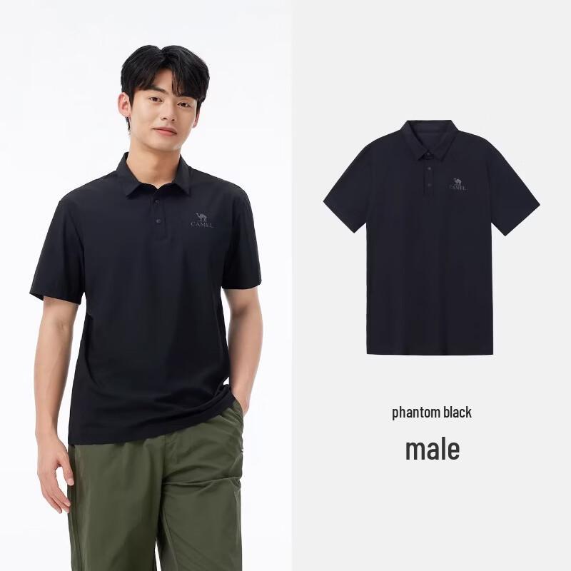 Camel Men s Quick-Dry Short Sleeve Polo Shirt XL