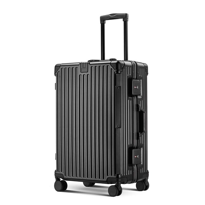 Lishen Aluminum Frame PC Luggage with Cup Holder 26 Inches
