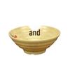 Qianxing Melamine Ribbed Dinner Bowl