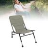 Camping Folding Chair Oxford Cloth Anti Slip Portable Camping Chair with Telescopic Aluminum Legs Fo