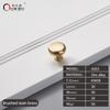 128mm Good Quality Die Casting Brushed Polished BrushedBrass Modern Design Luxury Kitchen Cupboard Cabinet Door Handle