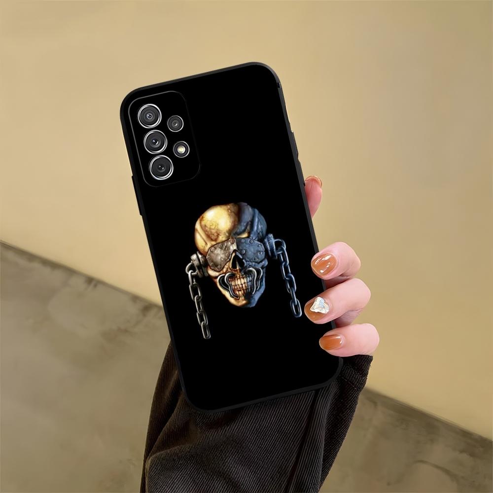 M-MegadethS Logo Skull Metal Phone Case For Samsung S24 S25 S20 S26 S21 S22 S23 Ultra Fe Plus A05 A06 A16 A26 A36 A56 Cover
