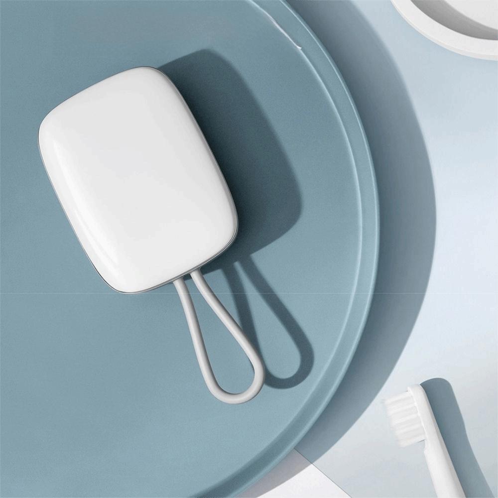 Drying UV Toothbrush Sanitizer with Hanging Rope Travel Toothbrush Covers Holder Earrings