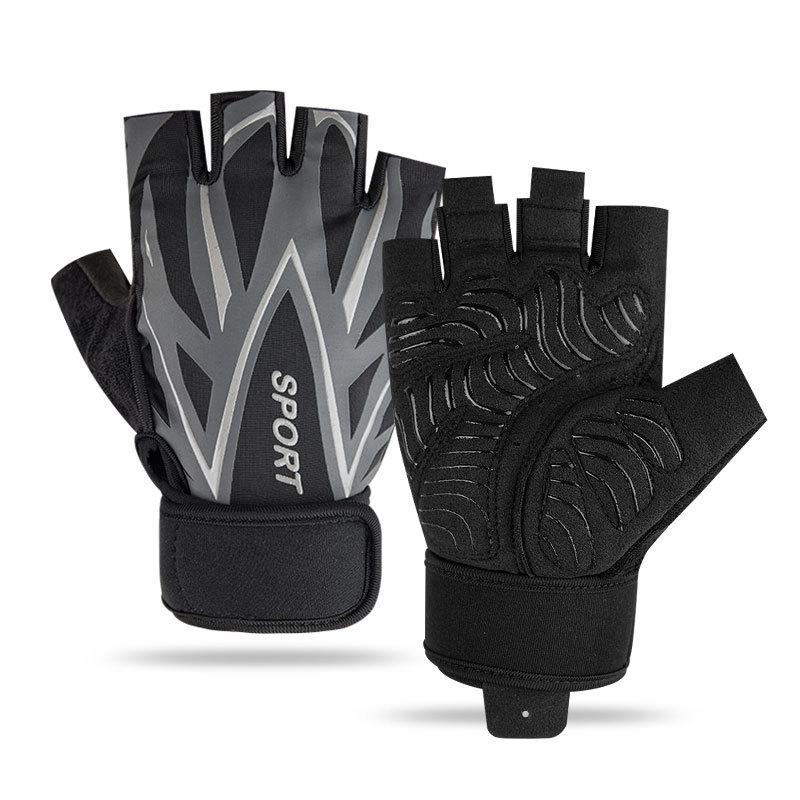 Half finger sports fitness gloves training cycling non-slip mountaineering fitness fishing yoga outdoor cycling gloves
