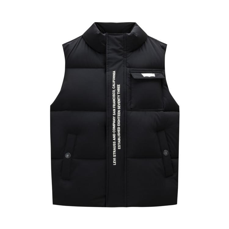 Levis Comfortable Warm Down Vest Kids vests Black LV2442231GS-002