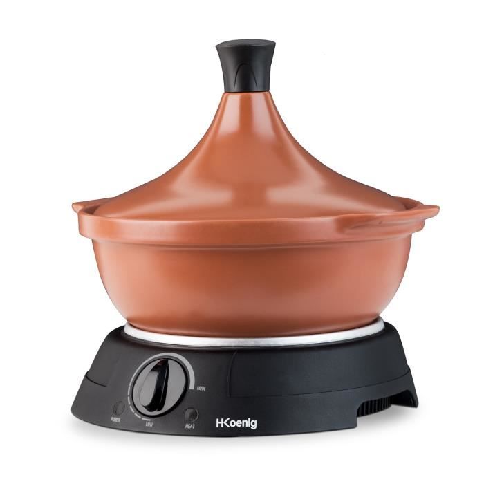 Tajine électrique HKoeNIG - TAJ3 - Capacité 3L - Température réglable - 600W