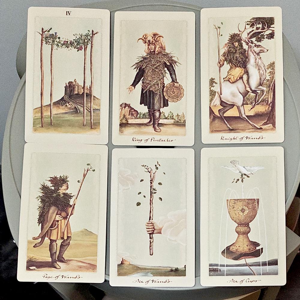 Pagan Otherworlds Tarot Deck 12*7cm in Stijve Doos – 84 Stuks Uniek Artistiek Ontwerp - Dubbel-reliëf Kaartpapier