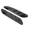 Mudguard Side Air Outlet Vent Trim Glossy Black Intake Flow Duct Cover Molding Shade Replacement