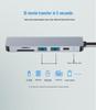 USB-C Hub 6-in-1 Expansion Dock for MacBook