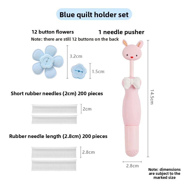 Fixatorul de Plapumă Este un Minune de Cataramă pentru Plapumă Fără Ac, Invizibil, din Silicon Moale, Antiderapant, Fără Zgârieturi și Anti-alergare