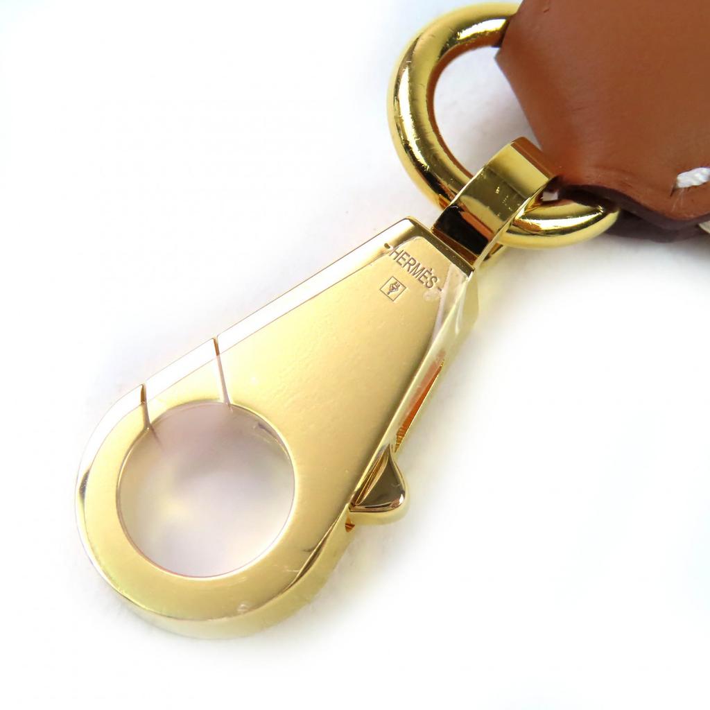 Pristine HERMES Shoulder Strap Bandouliere Cordage Brown Canvas Women Used