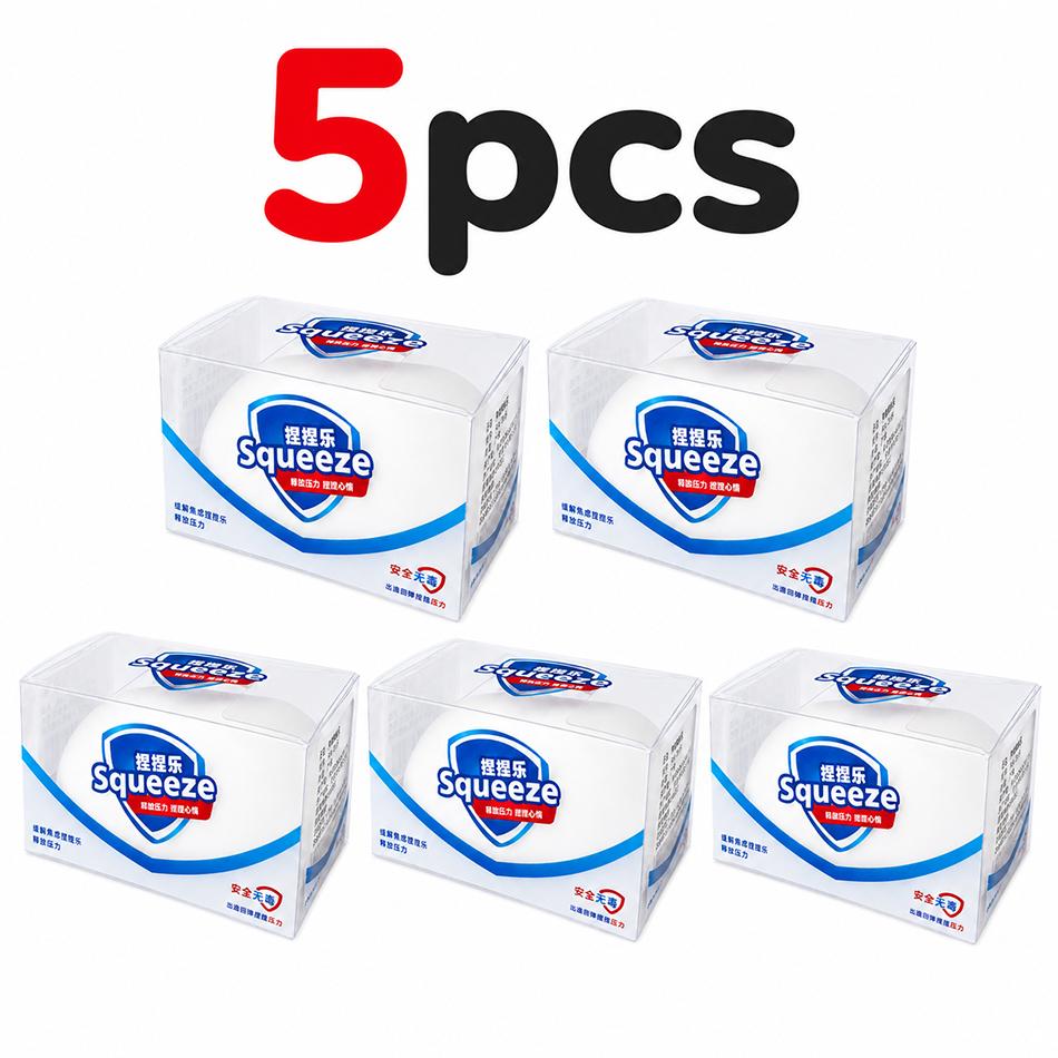 Soap Stress Ball Soap Ball Squishy Fidget Toy Crunchy Squeeze Ball Round Blocks Filled Asmr Anti Stress Toys For Birthday