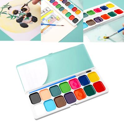 Sada akvarelových barev Omyvatelná akvarelová barva se štětcem pro děti Valentýnská výměna ve třídě Párty hra Cena