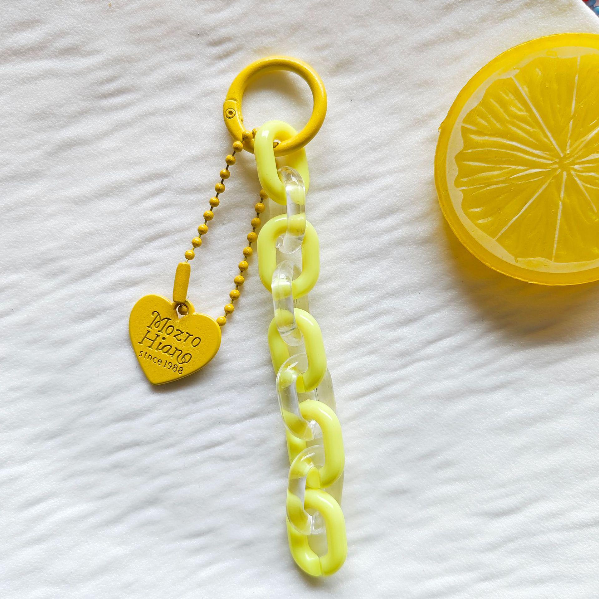 

Красочный акриловый брелок-подвеска в форме сердца – Украшение ручной работы для DIY