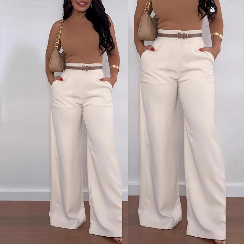 2026 Spring and Autumn Women's Wide-Leg Suit Pants, High-Quality Casual Trousers
