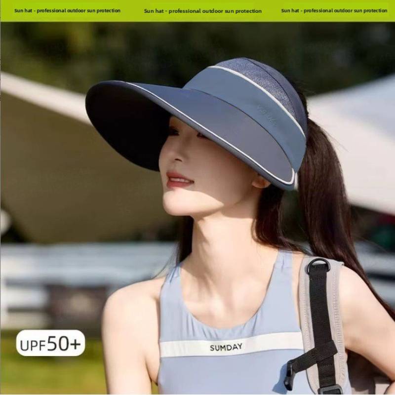 Outdoor Sun Protection Hat For Women With Wide Brim And Breathable Polyester Fabric Summer Sun Hat