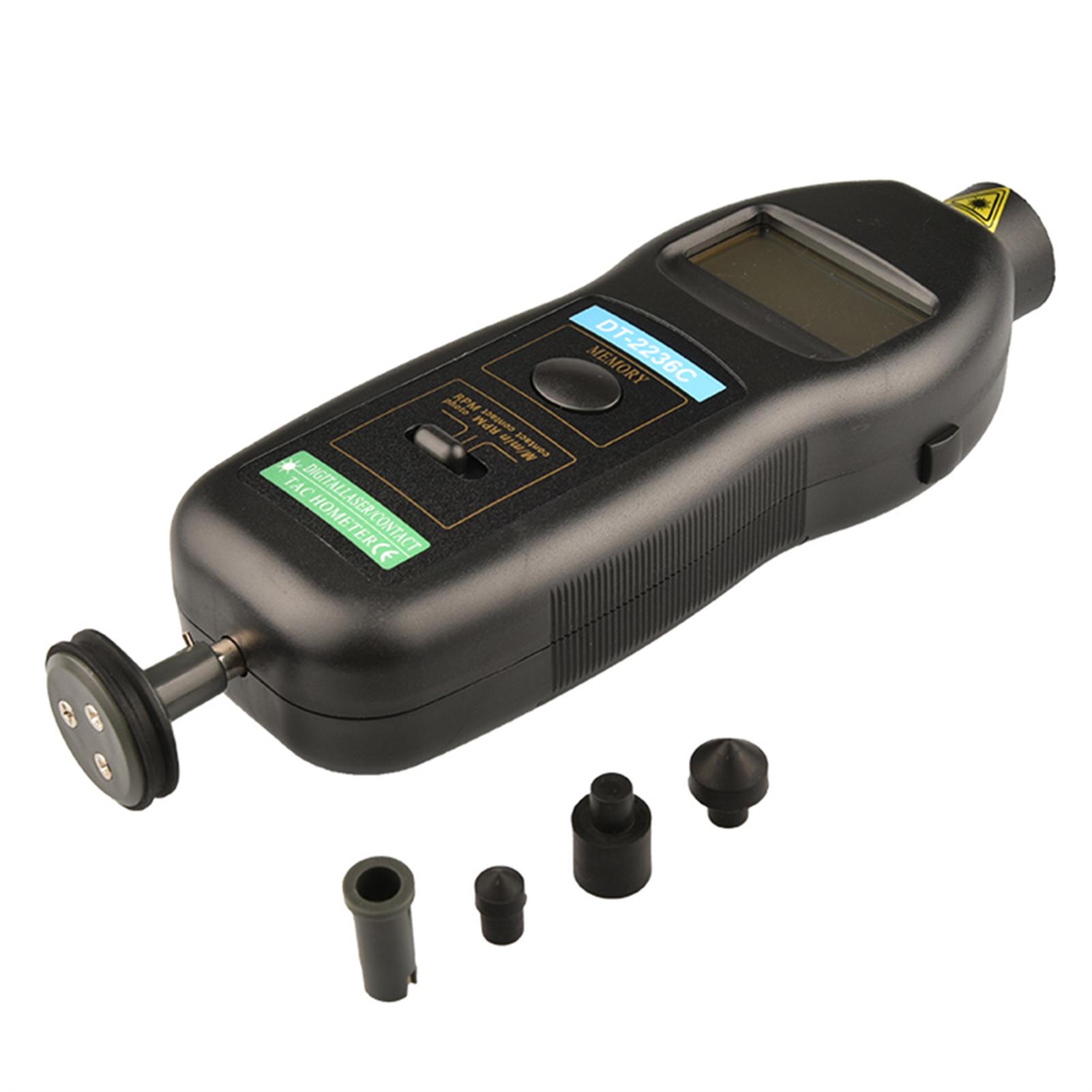 

2-in-1 Dual-purpose Speed Detector Meter Handheld Digital Tachometer for Motor Wheels Lathe Electrical Fan