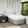 VidaXL Bed Frames Without Mattress Light Grey 80x200 Cm Fabric 3284790