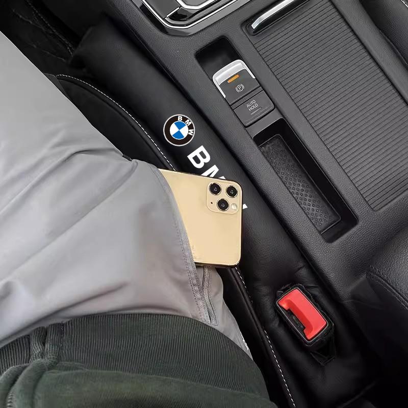 EUCQ6 2Pcs Car Seat Gap Filler Strip Soft Pads Leather Auto Accessories For BMW E46 E90 E60 F30 F10 E39 E36 F20 G30 G20 X3 X4 X5 X6 X7