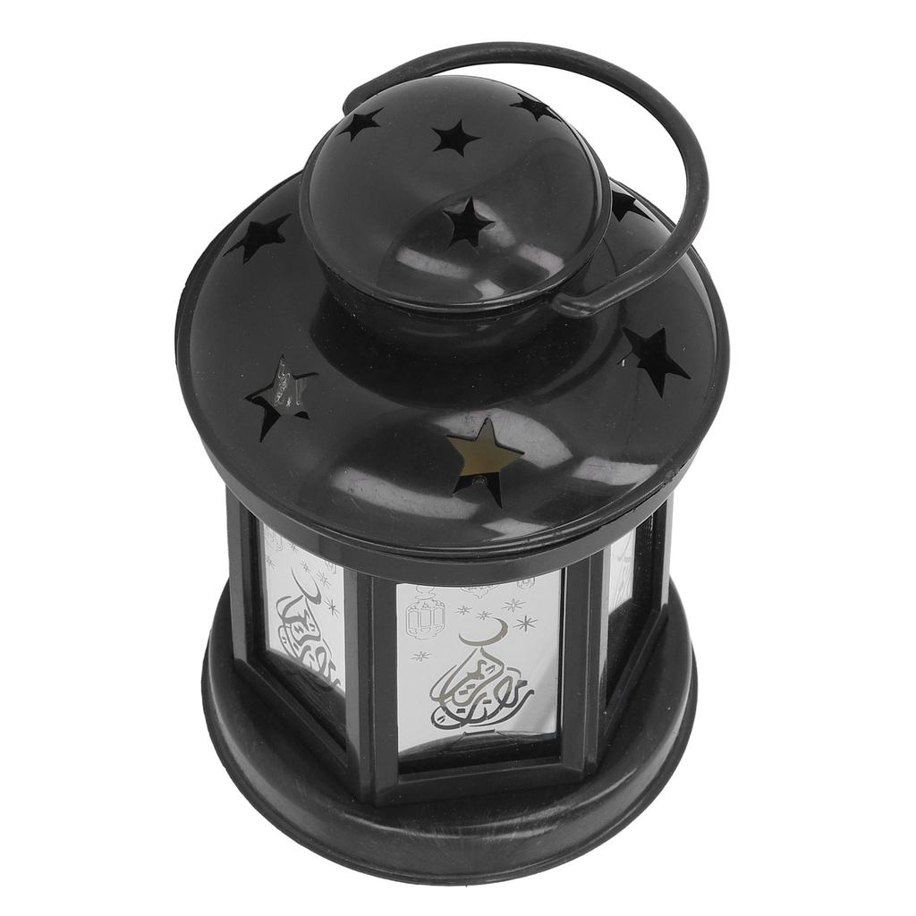 LED Lantern Lamp Cute Vintage Battery Powered ABS Decorative Camping Lantern for Party Bar Cafe