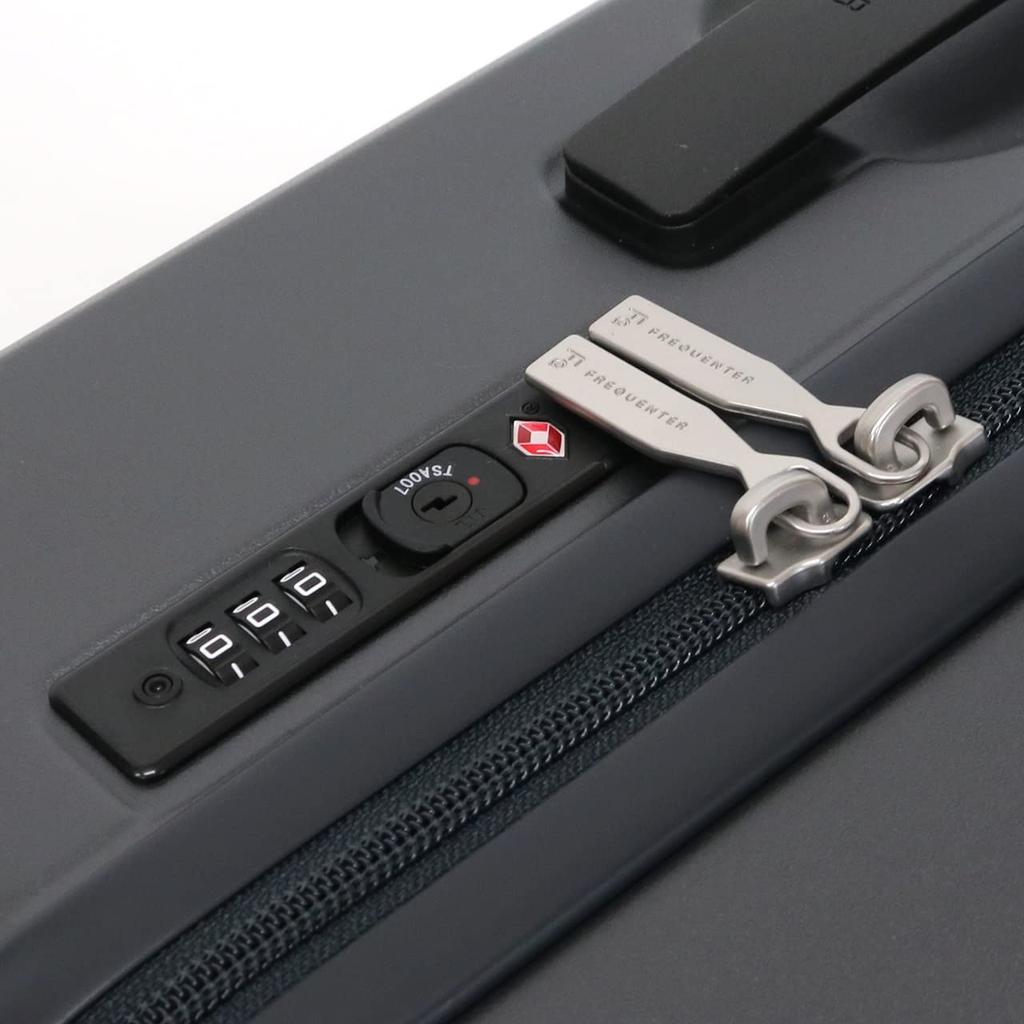 Koffer Nächte LIEVE 48cm TSA Schloss 4 Rollen Leise [Frequenter] 1-3 Handgepäck 1-250 (DUNKELGRAU)