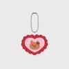 Red Ribbon Gummy Acrylic Keyring