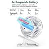 Portable Mini Hand Clip Fan USB Charging Quiet Desktop Electric Fan Student Dormitory Small Cooling Ventilador Fans Dropshipping