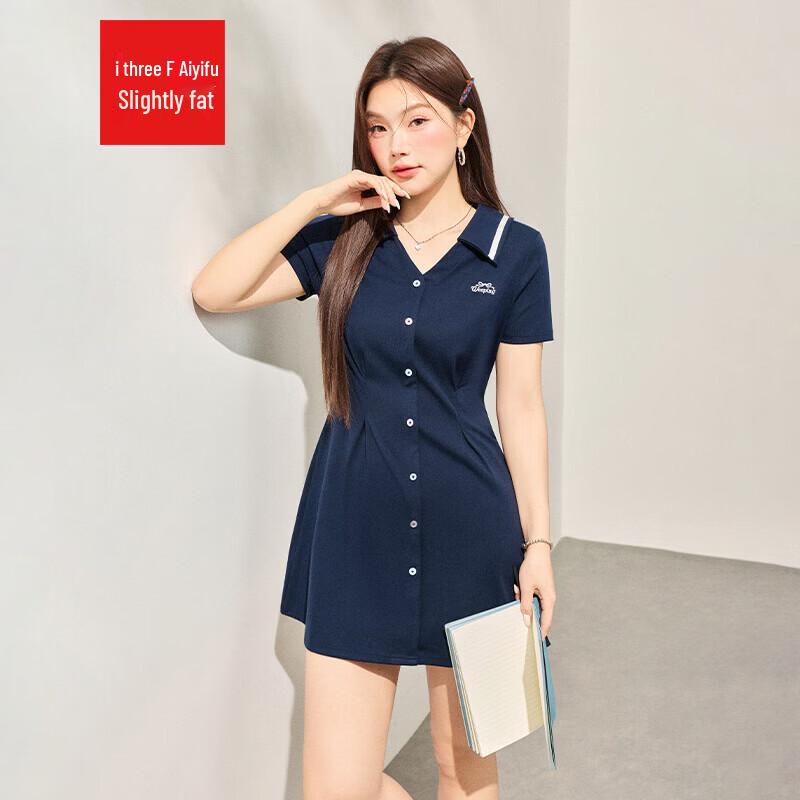 

IEF Women s Plus Size Korean Style Slimming Dress L